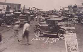 Borger, Texas boomtime main street