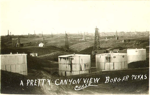 A Pretty Canyon View, Borger Texas, 1900