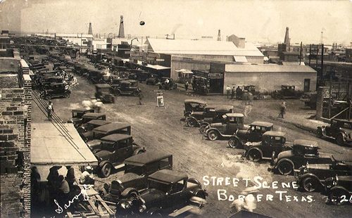 Borger Street Scene, Texas, 1926