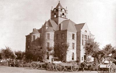 McCulloch County courthouse, Brady, Texas, 1900s