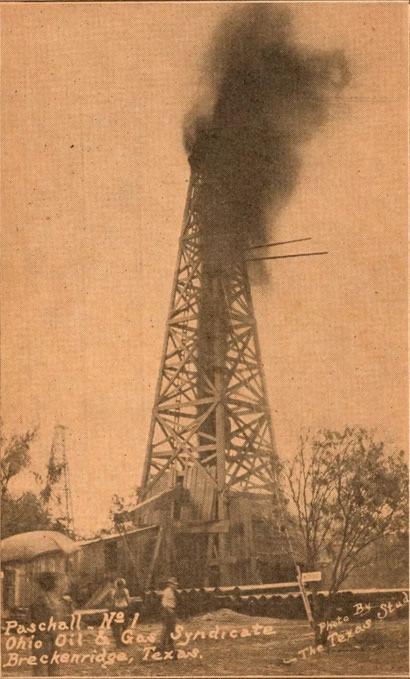 Breckenridge TX - Oil Well Paschall No.1