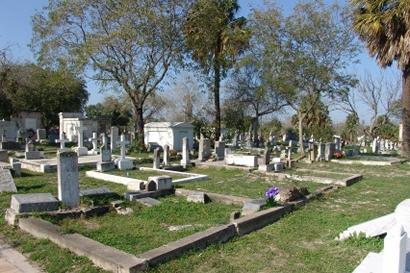 Old Brownsville City Cemetery  view,Texas