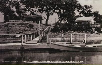 Brownsvill Ferry Landing 1910 Texas 