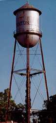 water tower in Canton Texas 