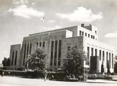 Van Zandt County courthouse Canton Texas old photo