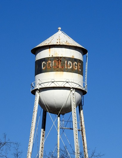 Coolidge TX water tower