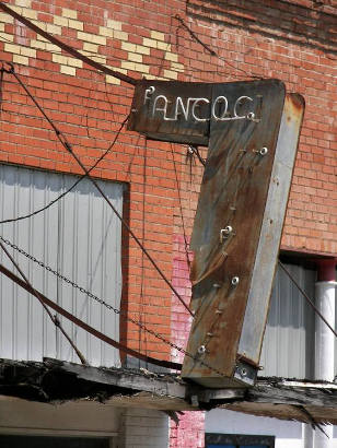 Old neon sign, Coolidge, Texas