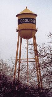 Coolidge Tx water tower