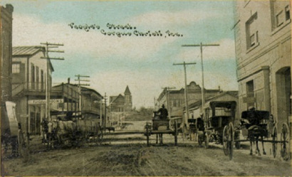 Corpus Christi 1910 street scene