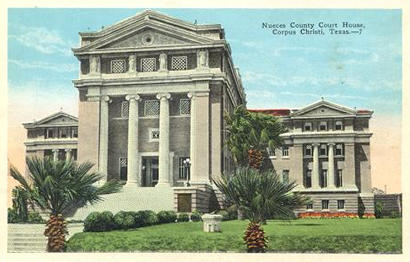 The 1914 Nueces County Courthouse, Corpus Christi, Texas