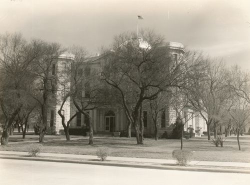 Val Verde County Courthouse in 1939, Del Rio, Texas