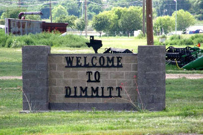 Dimmitt Tx - Welcome Sign