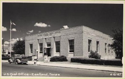 Post office in Eastland, Texas