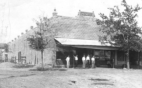 Ellinger TX - 1898 C. W. Ellinger General Store on Main Street 