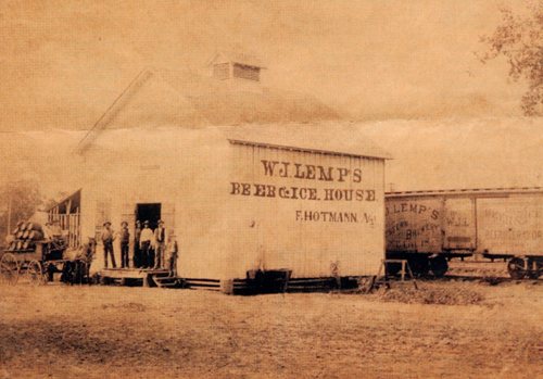 Ellinger, Texas - W.J. Lemp's Beer & ice House
