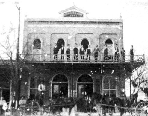 Flatonia TX Arnim & Lane 1886 Building old photo