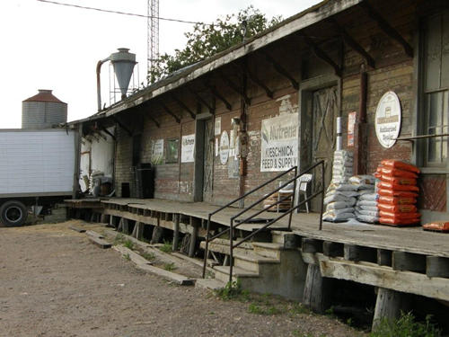 Giddings TX vintage freight depot
