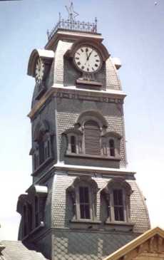 Hood County courthouse clock  tower