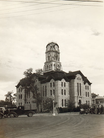 Hood County Courthouse vintage photo