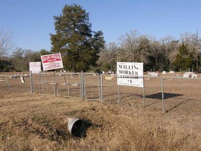 Halletsville TX - Willing Worker Cemetery 