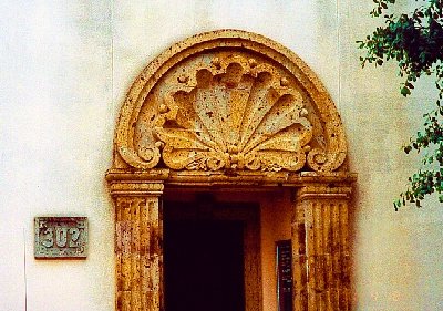 Doorway, Harlingen Texas architectural detail
