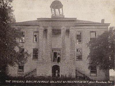 Baylor Female College, 1900s, Independence, Texas