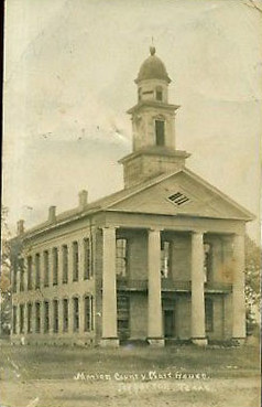 TX - 1874 Marion County Courthouse 1908 Postcard 