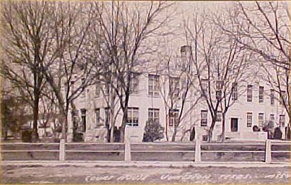 Kimble County Courthouse, Junction, Texas old photo