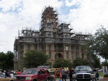 TX - Caldwell County Courthouse Scaffold