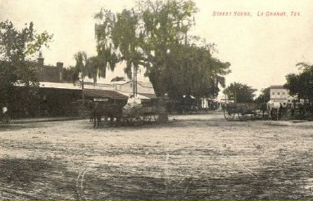 TX - La Grange Downtown 1898