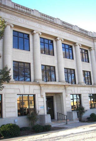 Levelland TX - 1928 HockleyCounty Courthouse Entrance