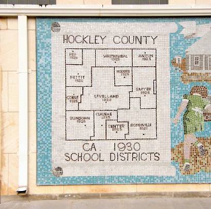 Levelland Tx "Hockley County" Mosaic Wall