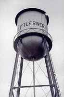 Little River Academy water tower