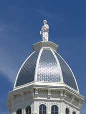 Presidio County courthouse dome