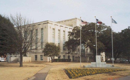 1939 Falls County courthouse., Marlin Texas