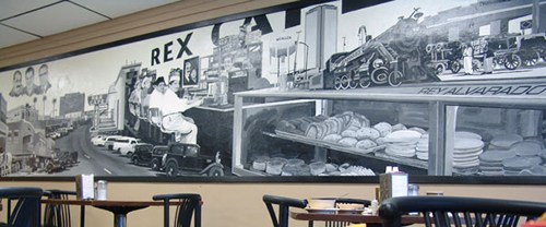 Rex Cafe mural, McAllen Texas 