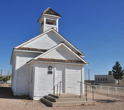 Mentone TX - Church &amp; former schoolhouse 