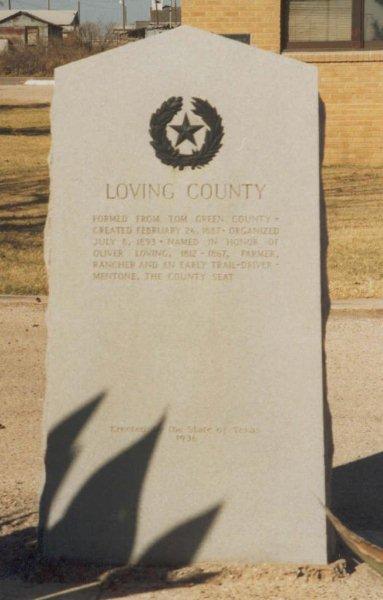 TX - Loving County Centennial Marker