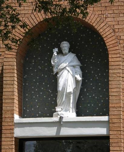 St Peters Catholic Church Statue Mineola Tx