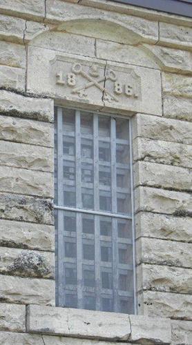  Wheeler County jail window, Mobeetie Texas