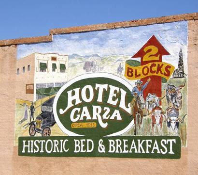 Post Tx - Hotel Garza mural