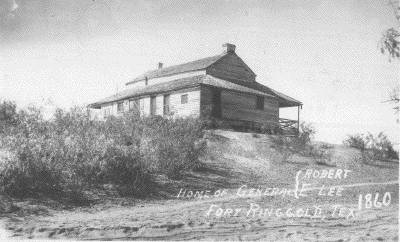 Robert E. Lee Home, Fort Ringgold, Texas, 1860