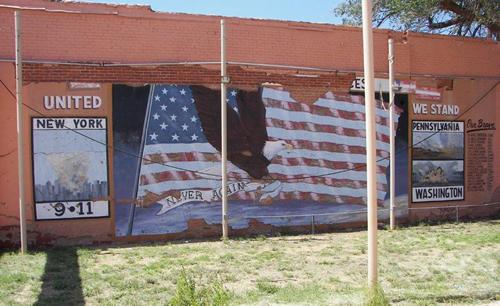 Seagraves TX - 9-11 Memorial Mural
