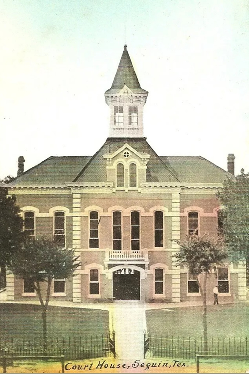 Seguin Texas - The 1858 Guadalupe County Courthouse 