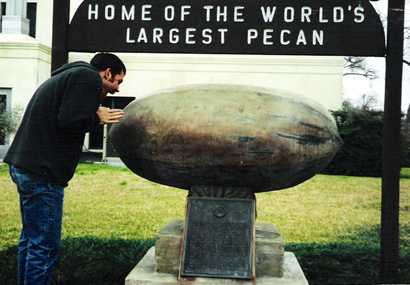 Home ot the world's Largest Pecan, Seguin, Texas