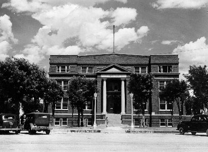 Gaines County Courthouse - Seminole, Texas old photo