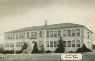 Sonora, Texas High School, old photo