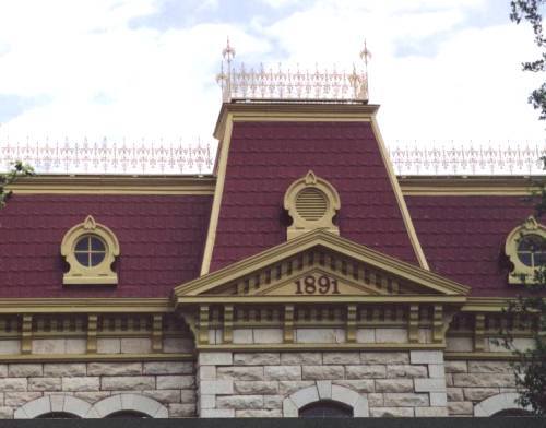 Sutton County Courthouse Mansard roof, Sonora, Texas