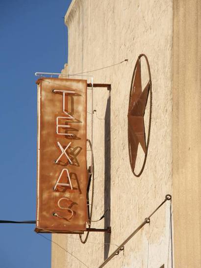 Stanton TX - Texas Theatre  neon