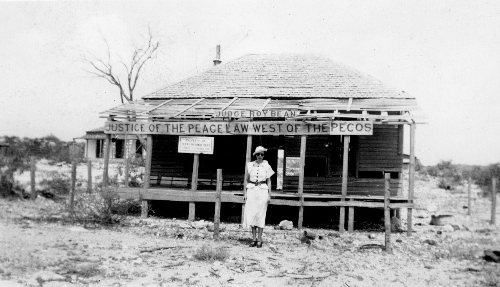 Langtry TX 1930 - Alma Alston, Jersey Lilly Saloon